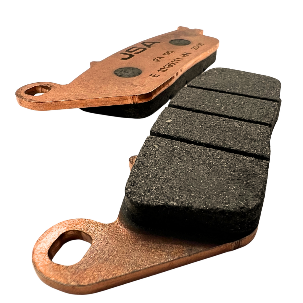 JSA Motorcycle Brake Pads Set, HH Double Carbon Compound, High Performance, Copper Plate, JSA 196