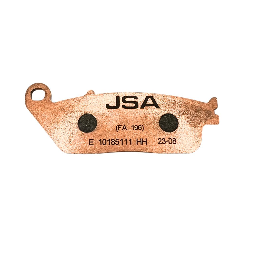 JSA Motorcycle Brake Pads Set, HH Double Carbon Compound, High Performance, Copper Plate, JSA 196
