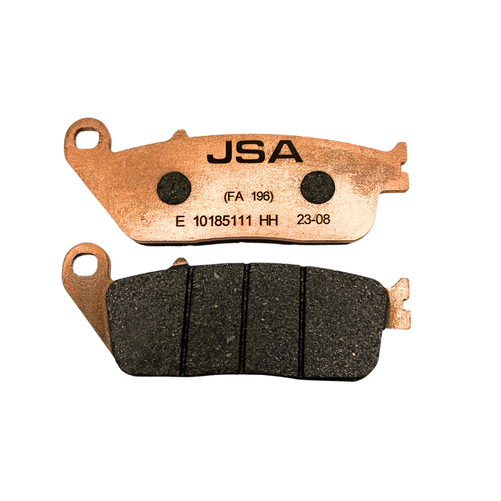 JSA Motorcycle Brake Pads Set, HH Double Carbon Compound, High Performance, Copper Plate, JSA 196