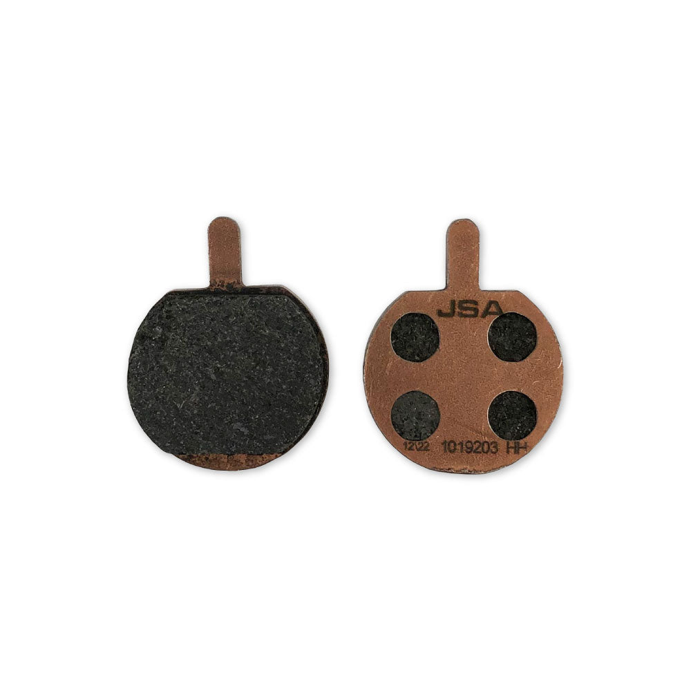JSAB-1019203, Bycicle Brake Disc Pads, Copper-Plate, Organic Brake Compound