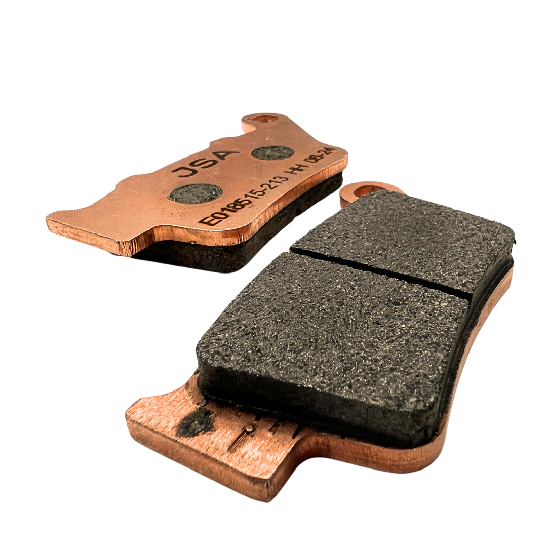 JSA Motorcycle Brake Pads Set, HH Double Carbon Compound, High Performance, Copper Plate, JSA 213