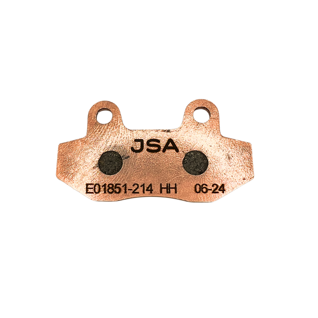 JSA Motorcycle Brake Pads Set, HH Double Aramid Compound, High Performance, Copper Plate, JSA 214