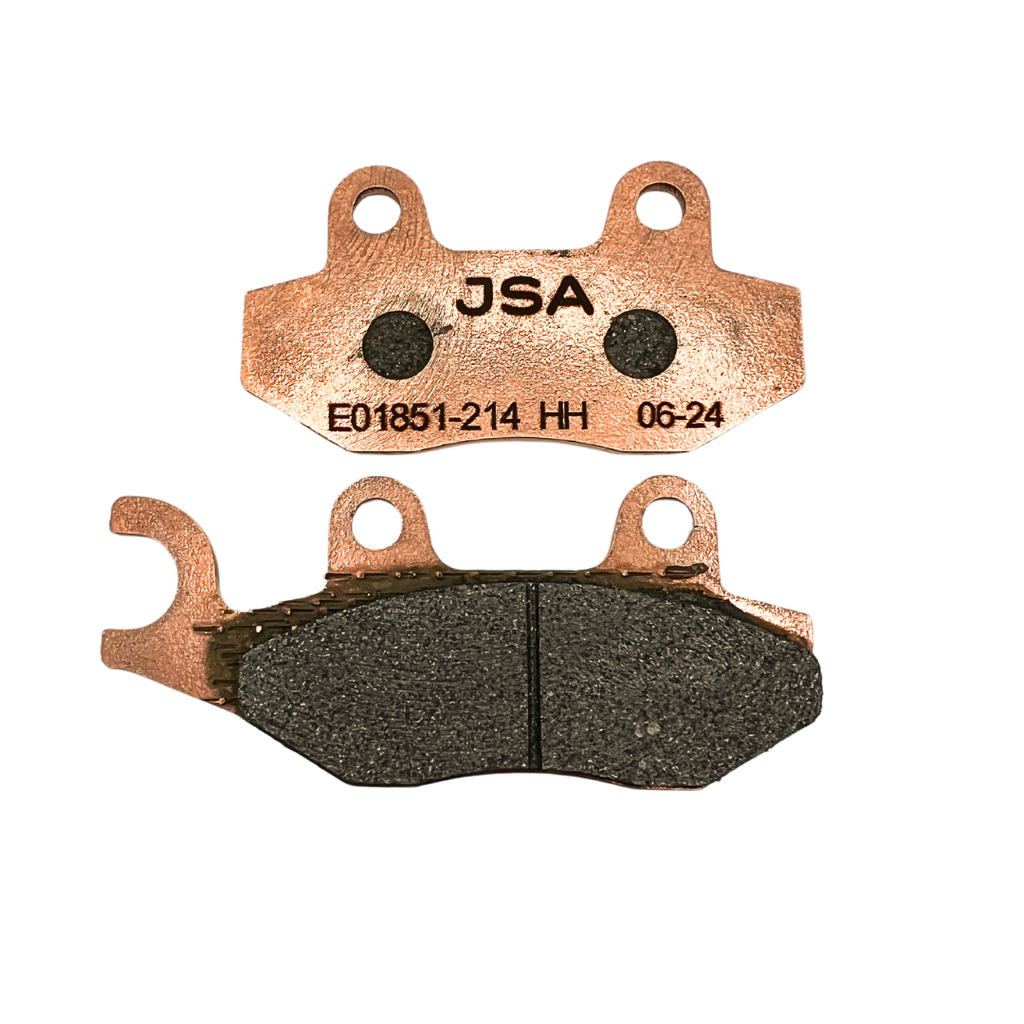 JSA Motorcycle Brake Pads Set, HH Double Aramid Compound, High Performance, Copper Plate, JSA 214