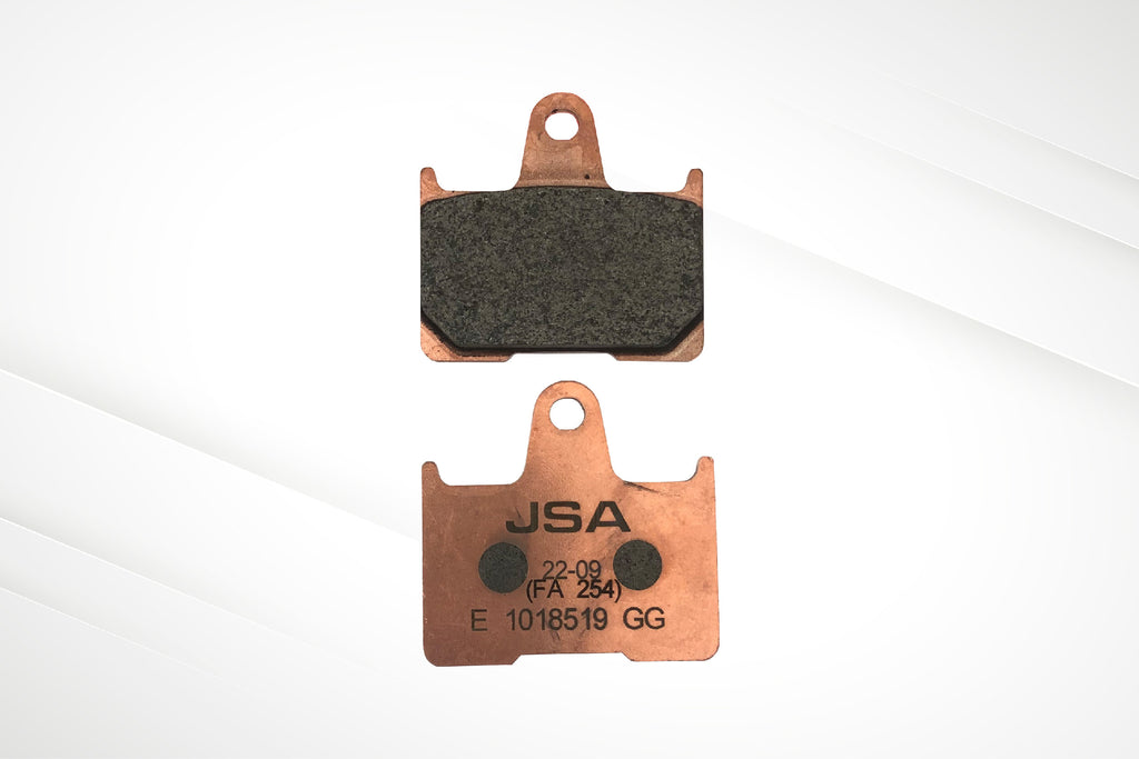 JSA Brake pads set, JSA 254, (GSXR 1000), JSA-E018519-254, HH Organic Component, Copper-Plate