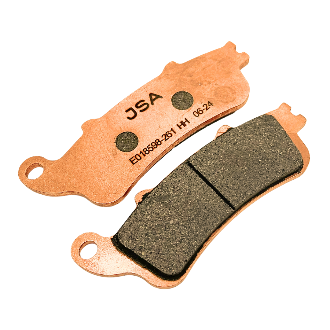 JSA 261, HH Motorcycle Brake Pads, Double Carbon Compound, Fits Honda Models, Kawasaki Vulcan S & Victory Models.