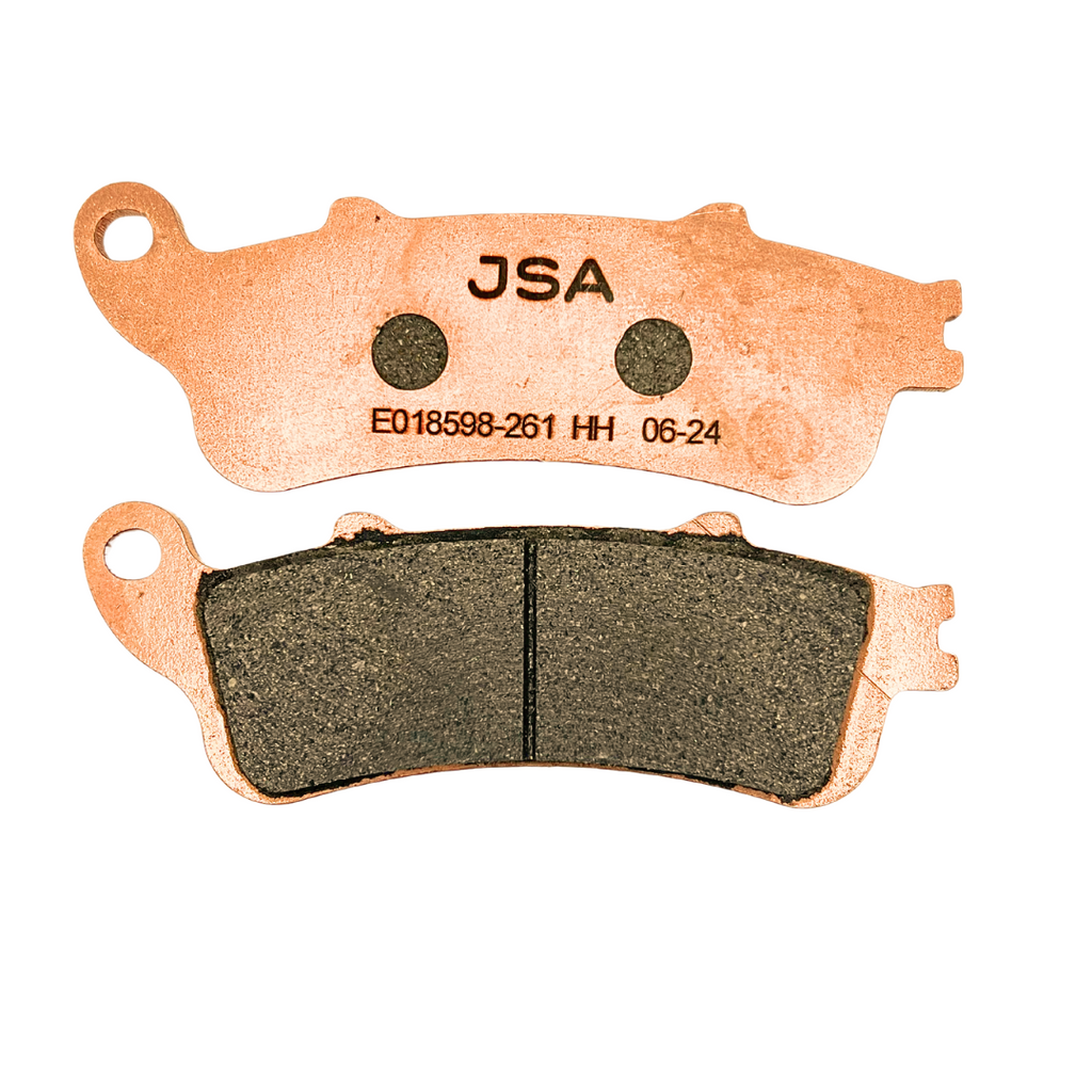 JSA 261, HH Motorcycle Brake Pads, Double Carbon Compound, Fits Honda Models, Kawasaki Vulcan S & Victory Models.