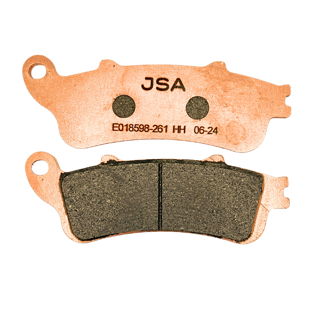 JSA 261, HH Motorcycle Brake Pads, Double Carbon Compound, Fits Honda Models, Kawasaki Vulcan S & Victory Models.