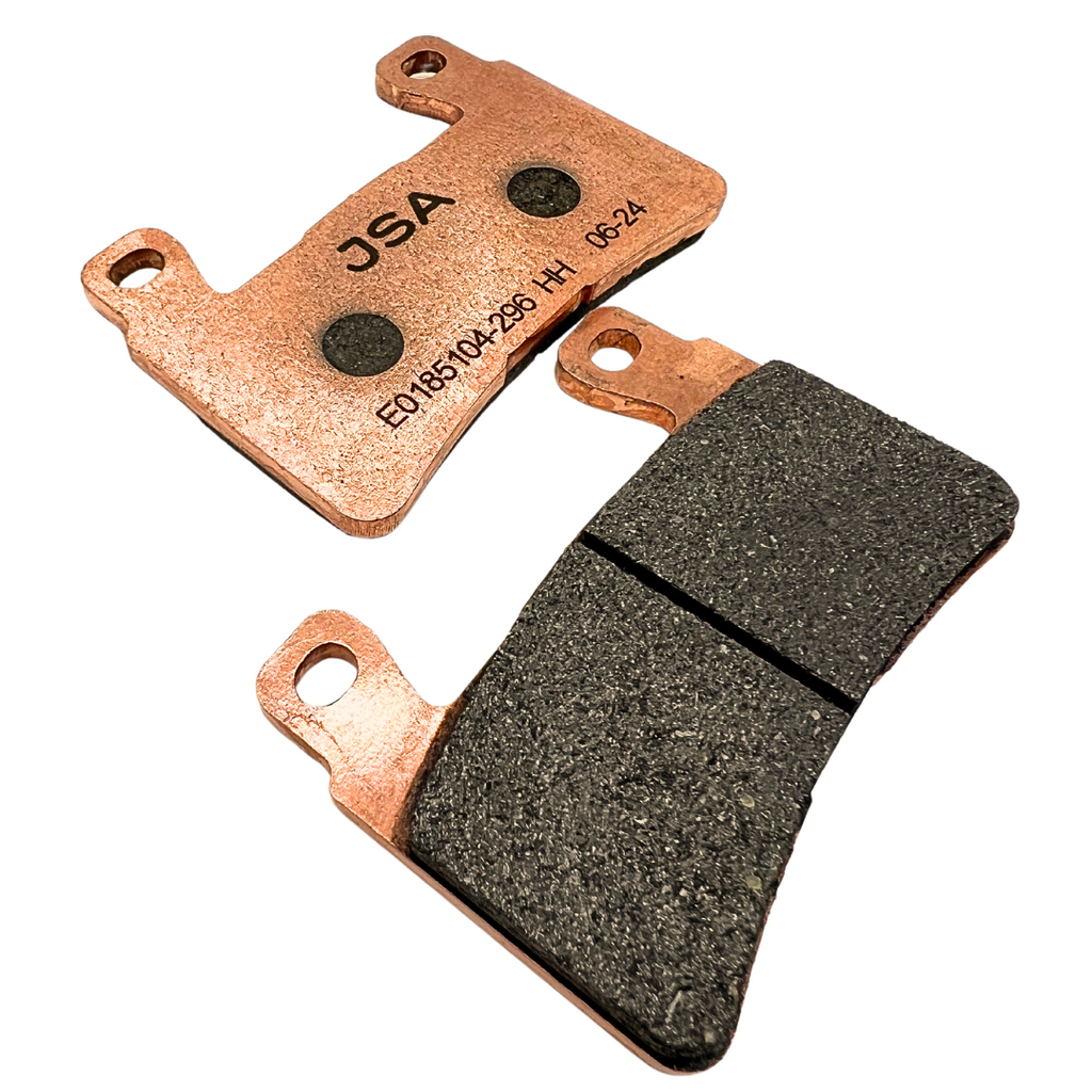 JSA Motorcycle Brake Pads Set, HH Double Carbon Compound, High Performance, Copper Plate, JSA 296