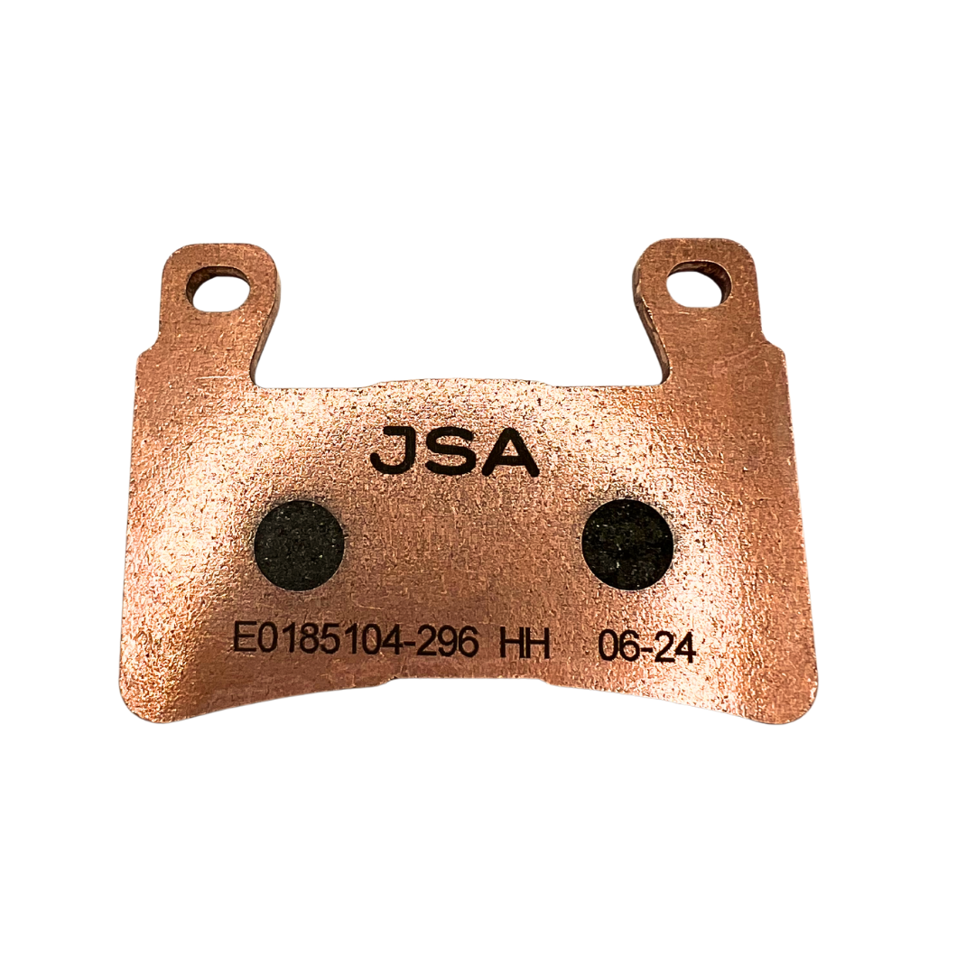 JSA Motorcycle Brake Pads Set, HH Double Carbon Compound, High Performance, Copper Plate, JSA 296