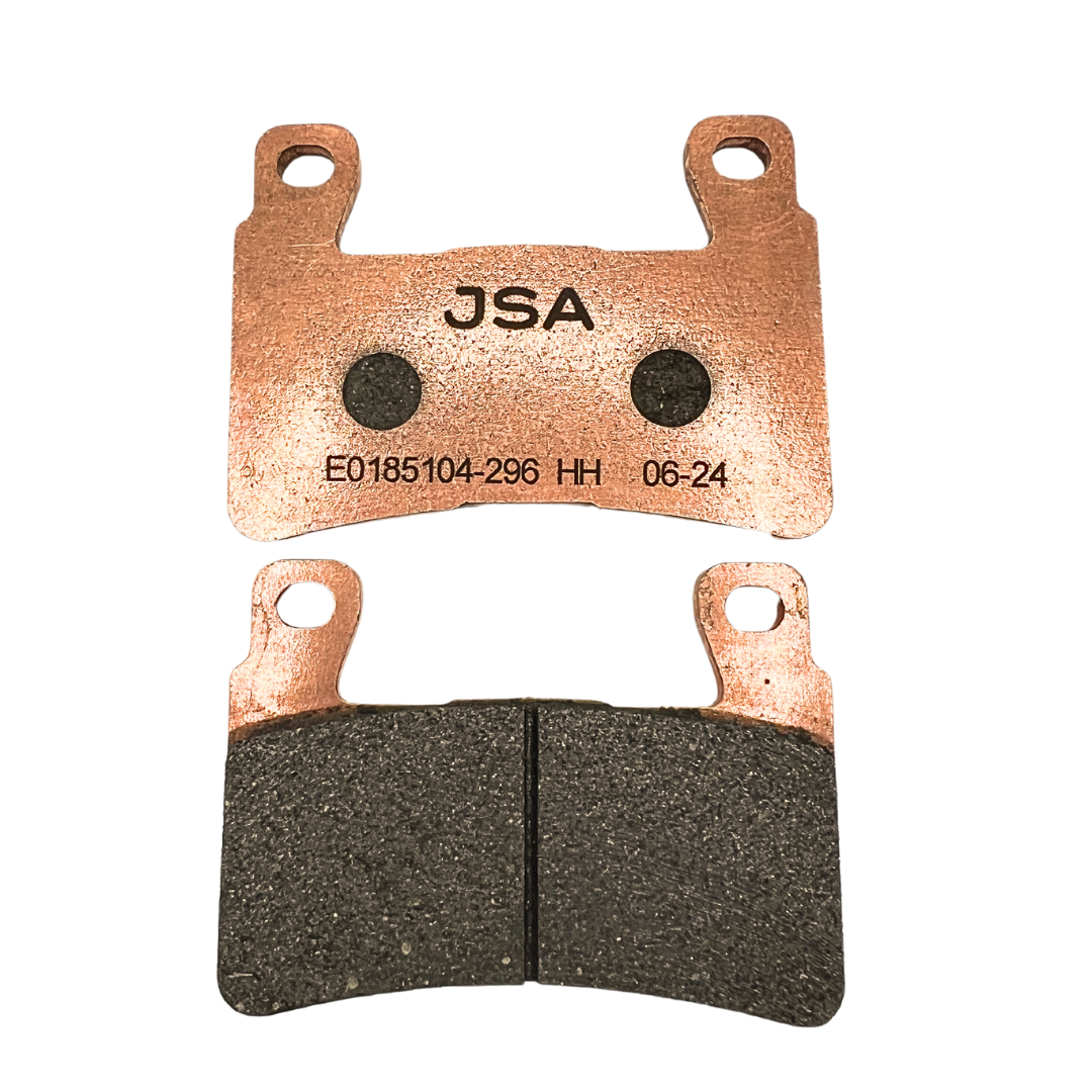 JSA Motorcycle Brake Pads Set, HH Double Carbon Compound, High Performance, Copper Plate, JSA 296