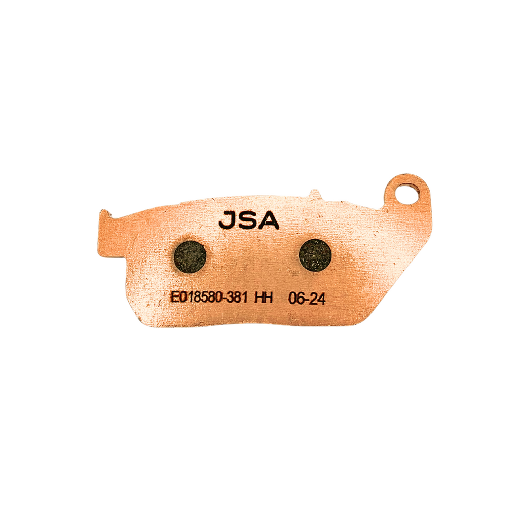 JSA 381 HH Motorcycle Brake Pads, Double Carbon Compound Brake Pads for Front,Fits Harley Davidson Models XL Sporster Custom,Low,Roadster,Nightster.