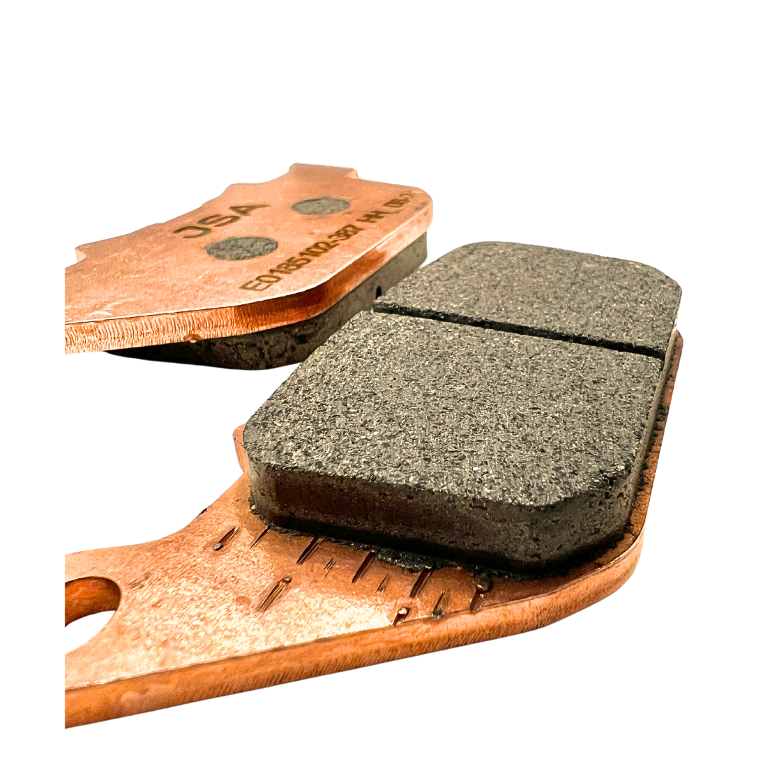 JSA Motorcycle Brake Pads Set, JSA 387, HH Double Carbon Compound, High Performance, Copper Plate, JSA 387