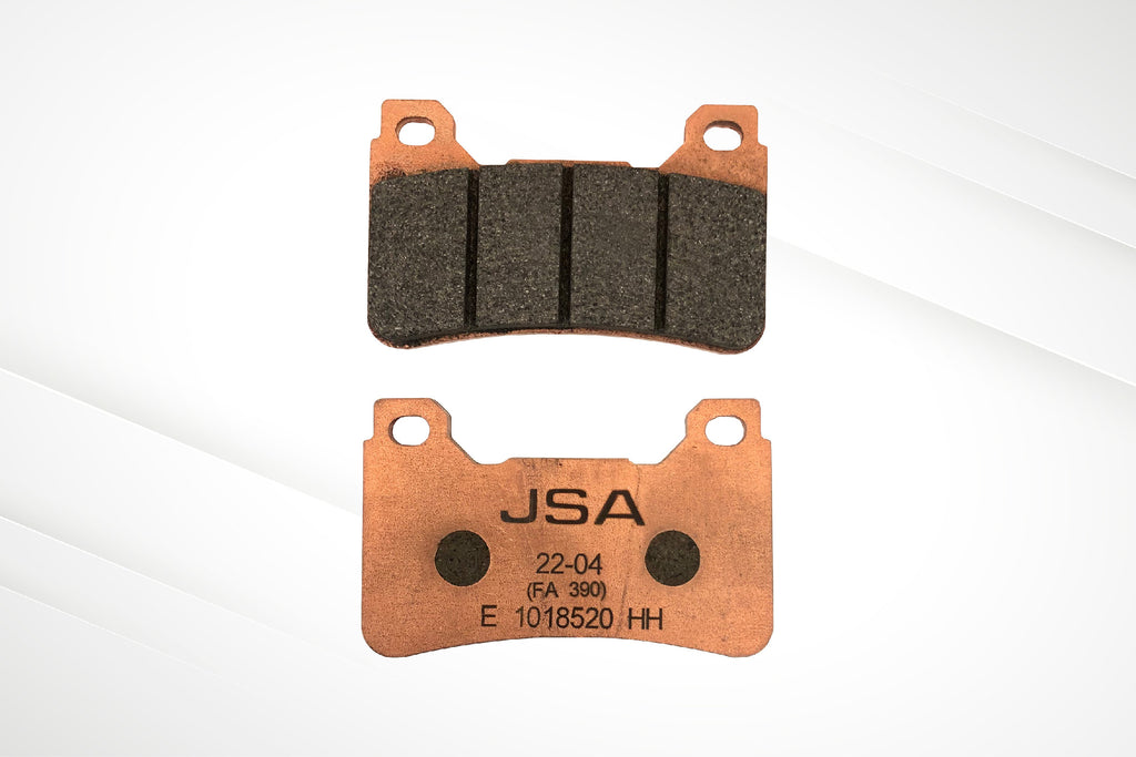 JSA Brake pads set (CBR 600 /1000 HH), JSA 390, JSA-E018520-390, Double Carbon Compound, Copper-Plate