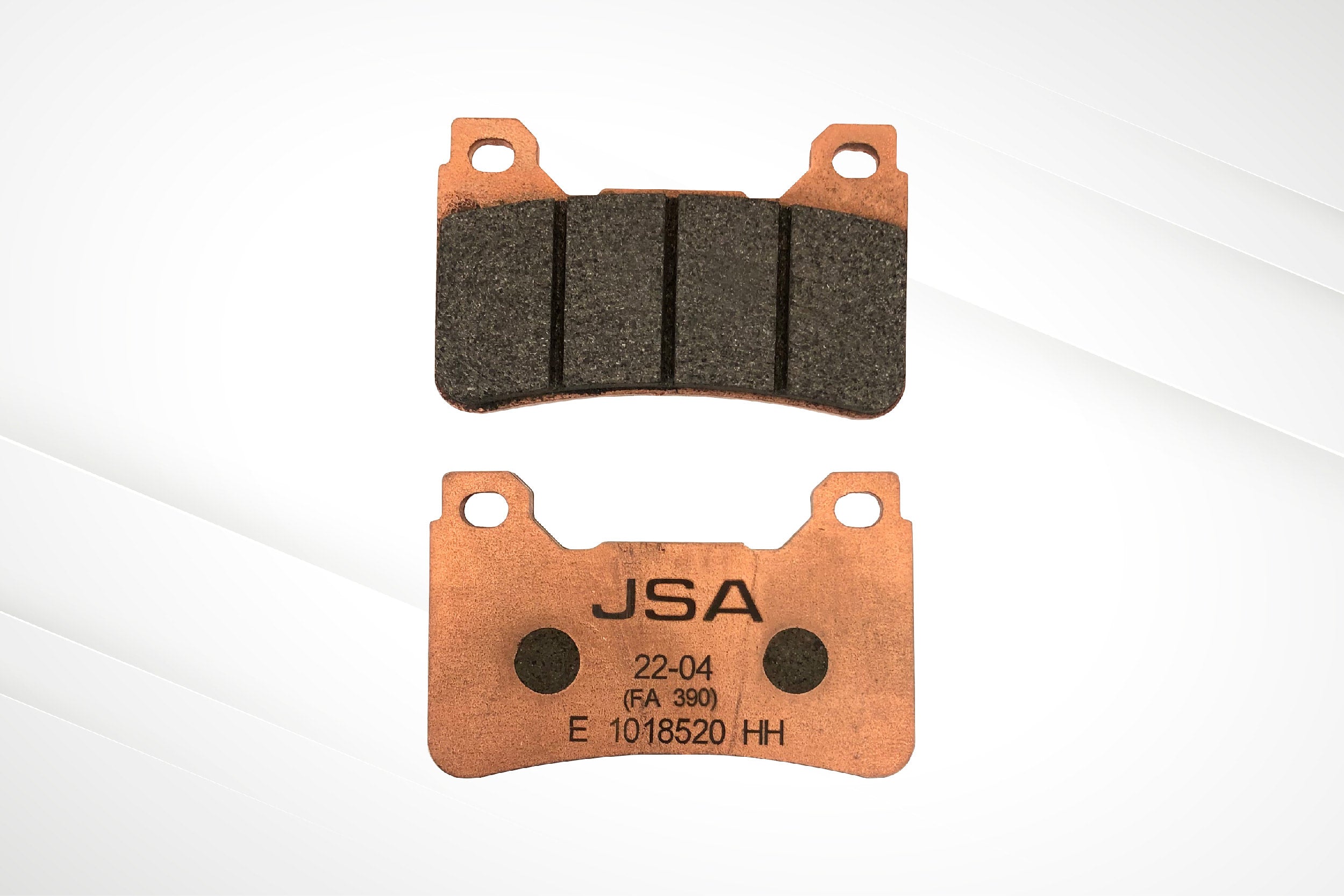 JSA Brake pads set (CBR 600 /1000 HH), JSA 390, JSA-E018520-390, Double Carbon Compound, Copper-Plate