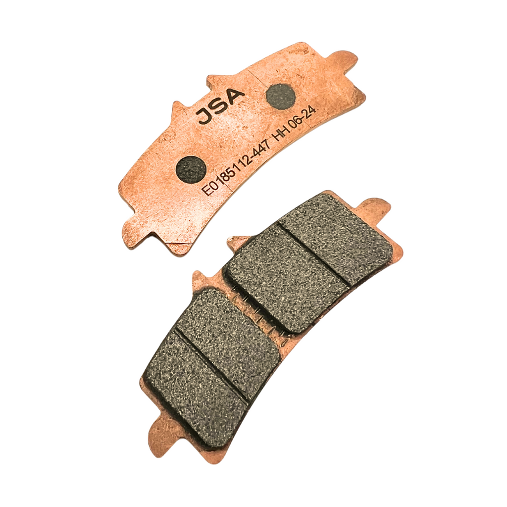 JSA Motorcycle Brake Pads Set, HH Double Carbon Compound, High Performance, Copper Plate, JSA 447
