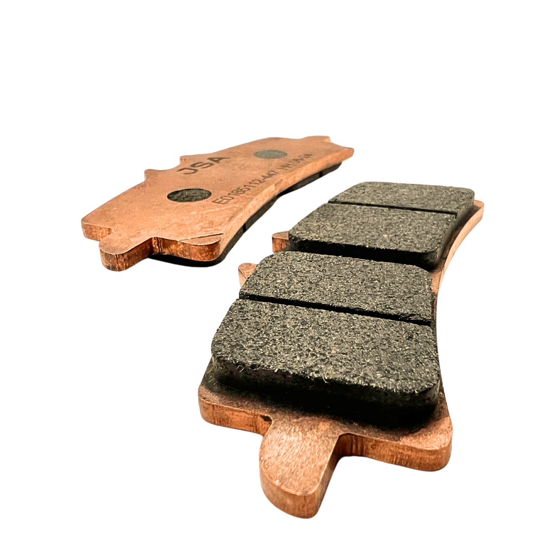 JSA Motorcycle Brake Pads Set, HH Double Carbon Compound, High Performance, Copper Plate, JSA 447