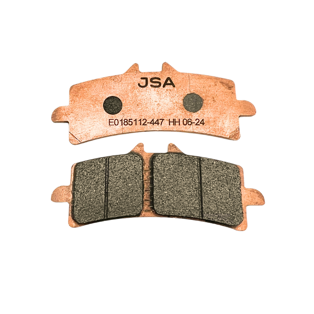 JSA Motorcycle Brake Pads Set, HH Double Carbon Compound, High Performance, Copper Plate, JSA 447