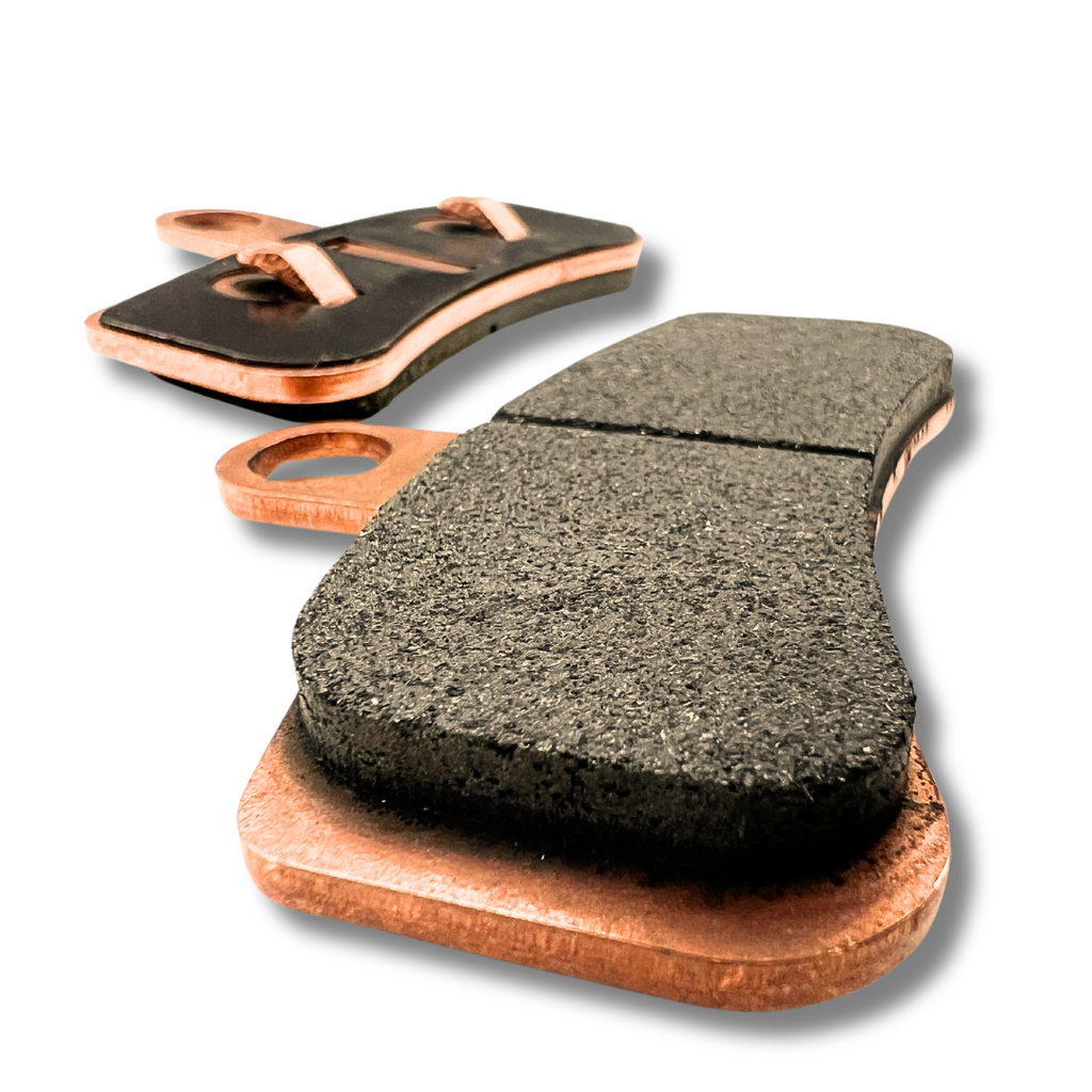 JSA Motorcycle Brake Pads Set, HH Double Carbon Compound, High Performance, Copper Plate, JSA 457